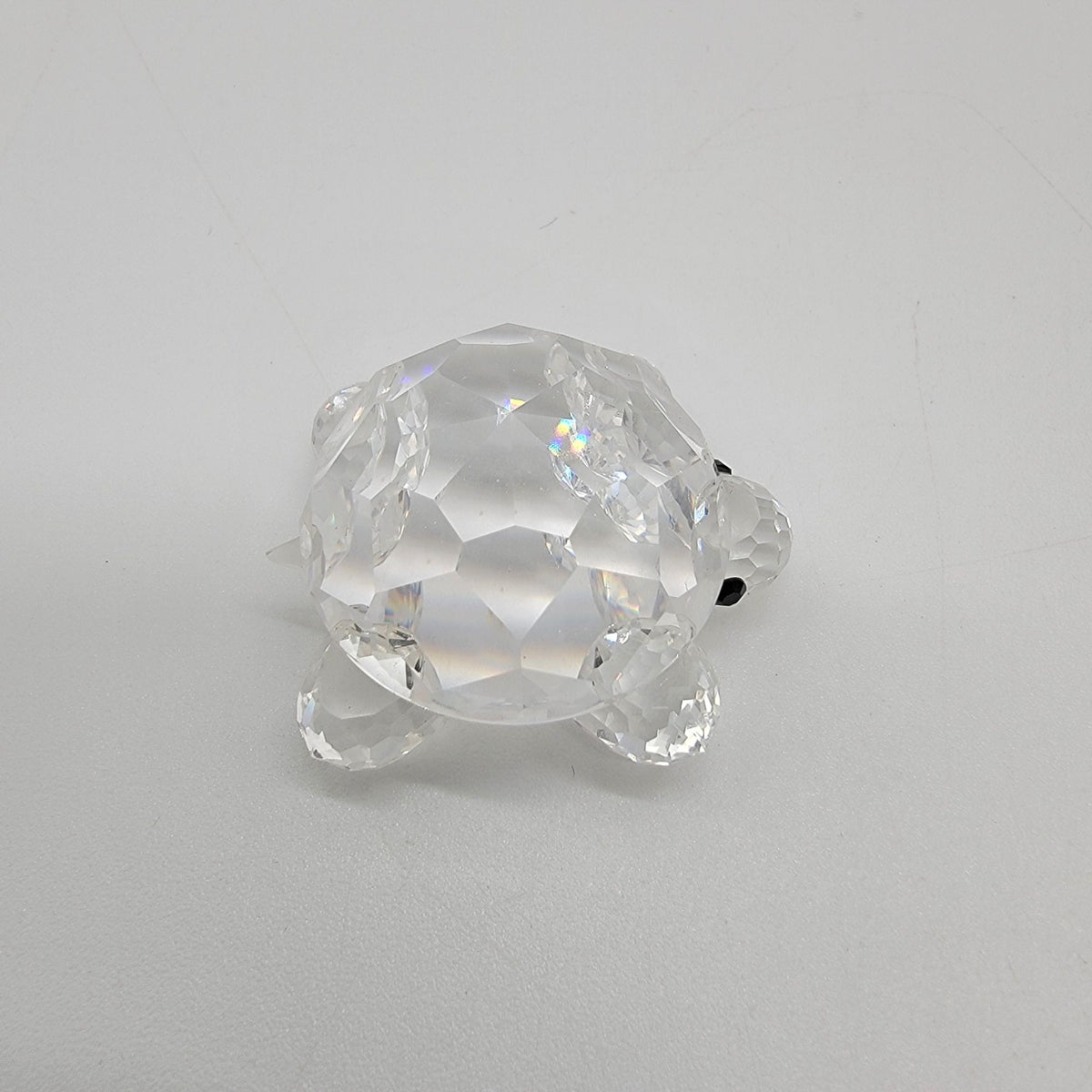 Vintage Swarovski Silver Crystal Mini Tortoise Turtle Figurine