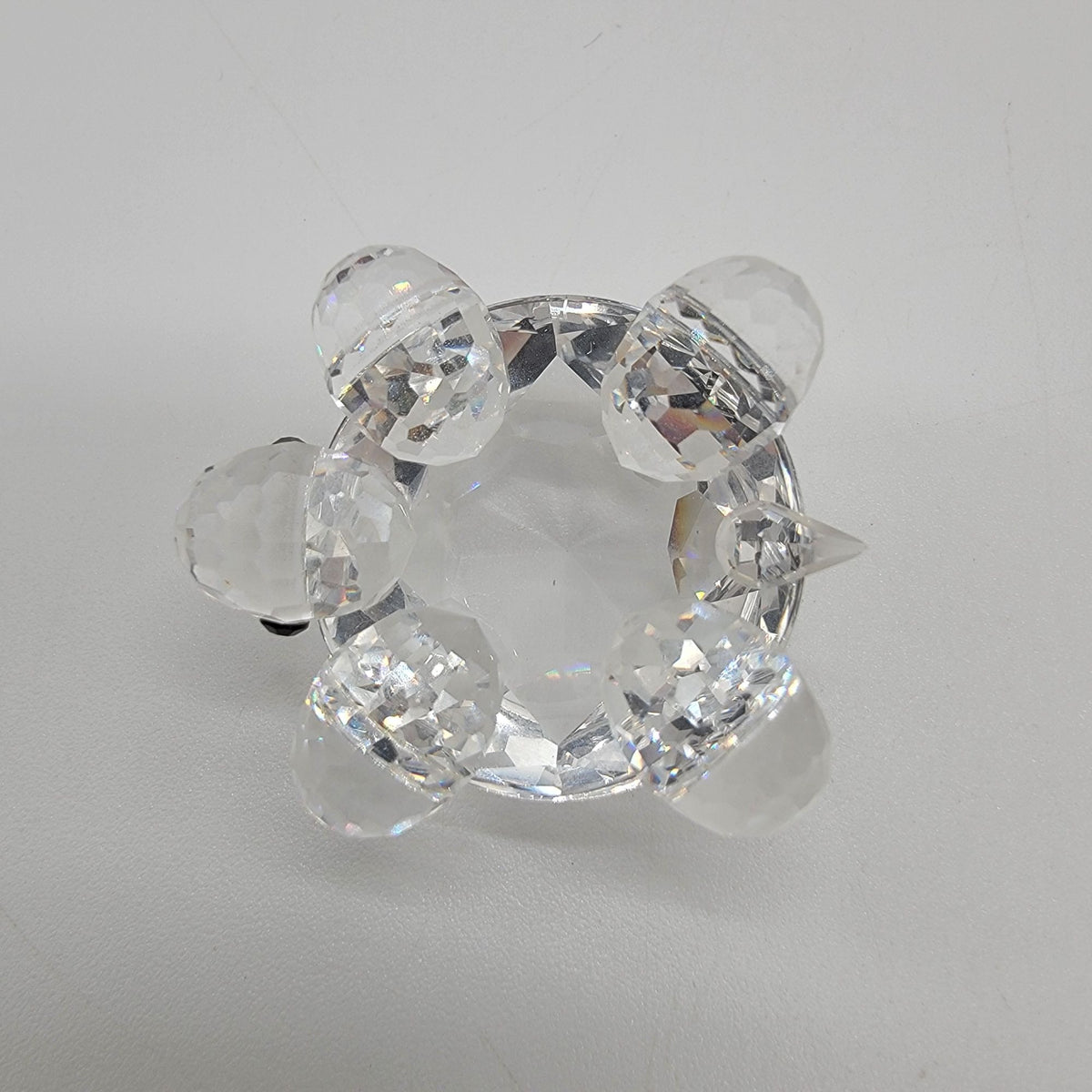 Vintage Swarovski Silver Crystal Mini Tortoise Turtle Figurine