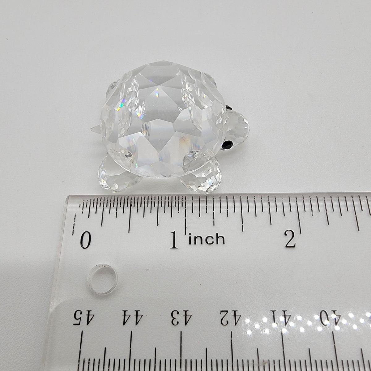 Vintage Swarovski Silver Crystal Mini Tortoise Turtle Figurine