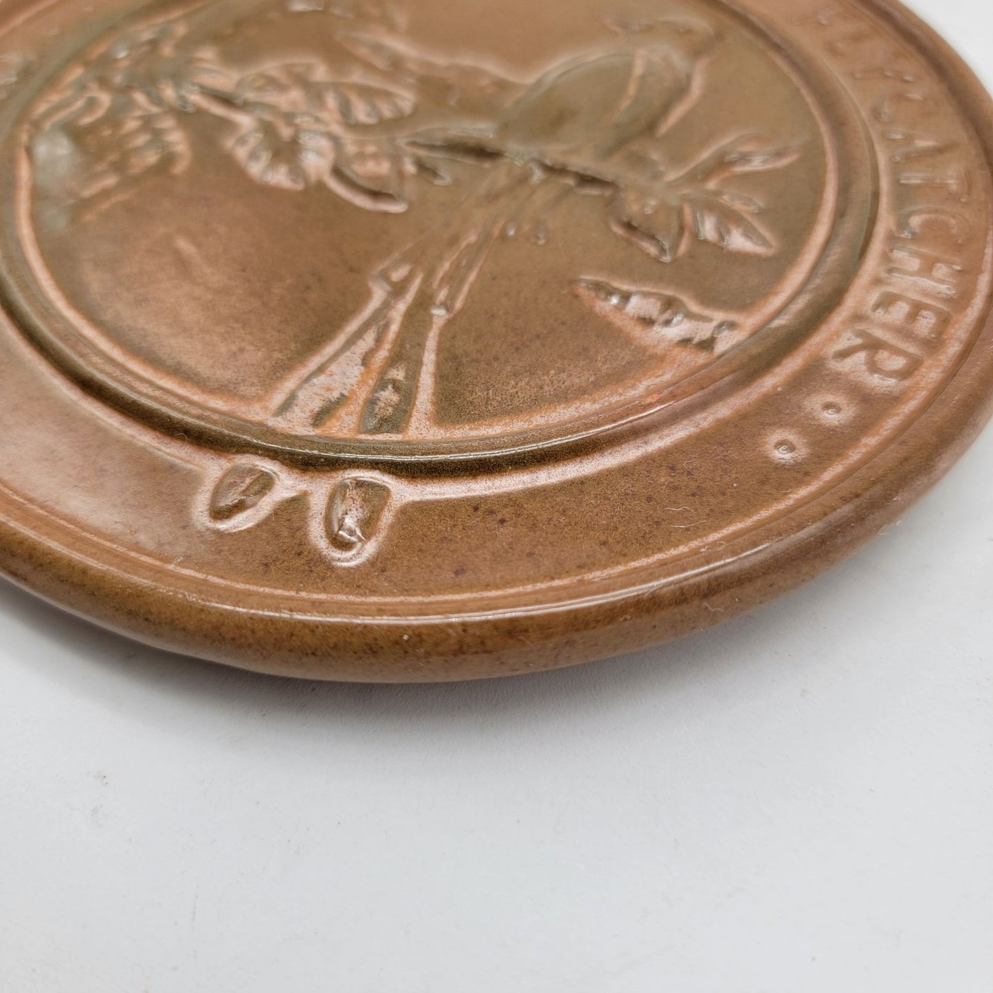 Frankoma Pottery Oklahoma Scissor-Tailed Flycatcher Trivet