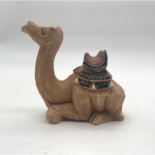 Vintage Artesania Rinconada Sitting Camel Sculpture