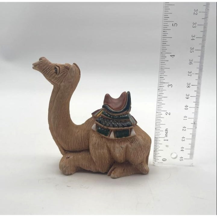 Vintage Artesania Rinconada Sitting Camel Sculpture