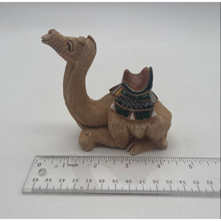 Vintage Artesania Rinconada Sitting Camel Sculpture