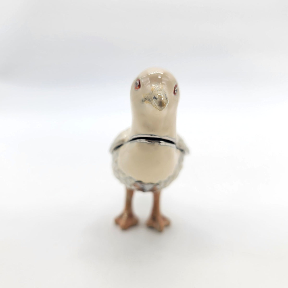 Objet D' Art Anacapa Seagull Bird Trinket Box Artform No. 146