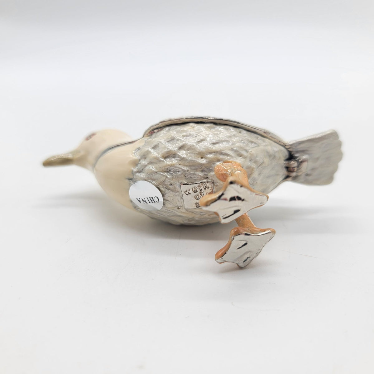 Objet D' Art Anacapa Seagull Bird Trinket Box Artform No. 146