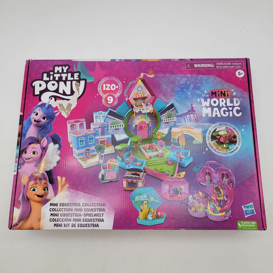 My Little Pony Mini World Magic Playset With 9 Figures & 120+ Pieces Hasbro