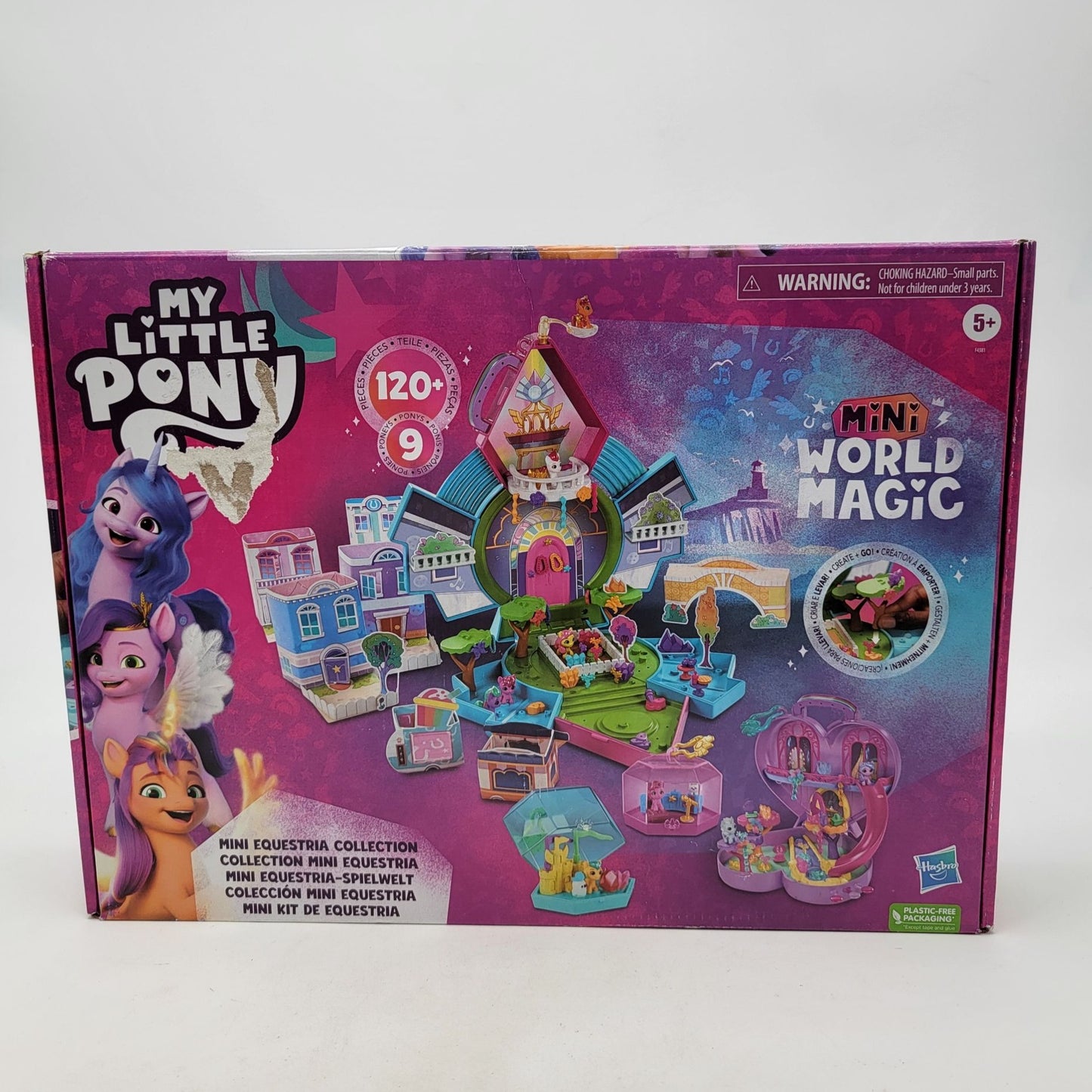 My Little Pony Mini World Magic Playset With 9 Figures & 120+ Pieces Hasbro