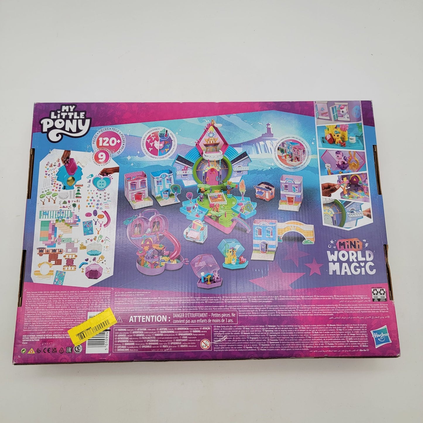 My Little Pony Mini World Magic Playset With 9 Figures & 120+ Pieces Hasbro