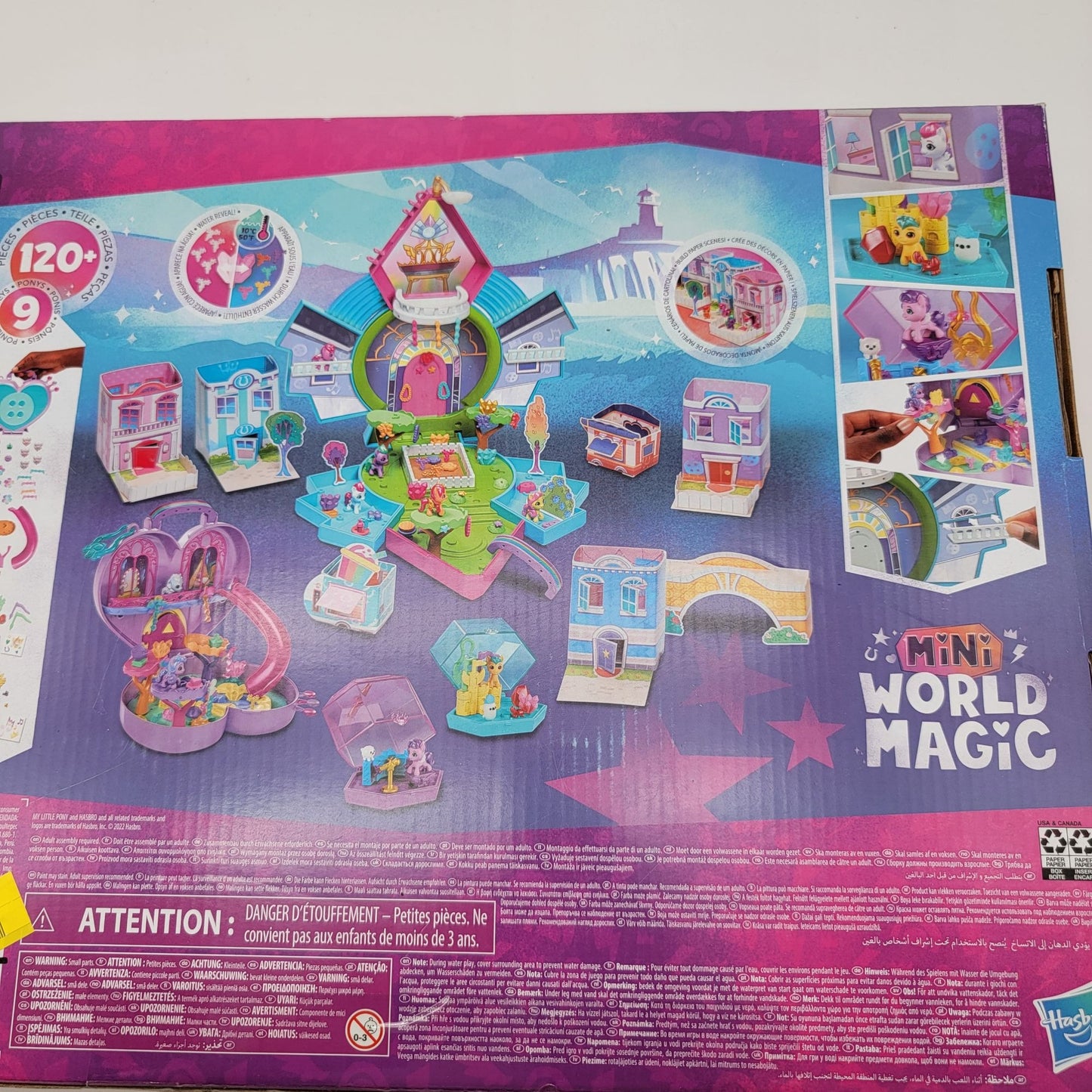 My Little Pony Mini World Magic Playset With 9 Figures & 120+ Pieces Hasbro