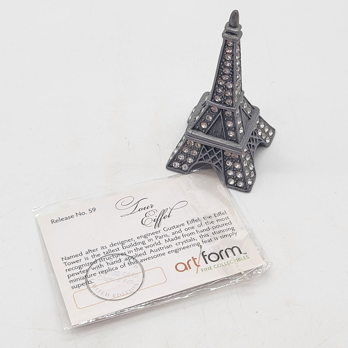 Objet d'art Havana Tour Eiffel Tower Trinket Box No. 59