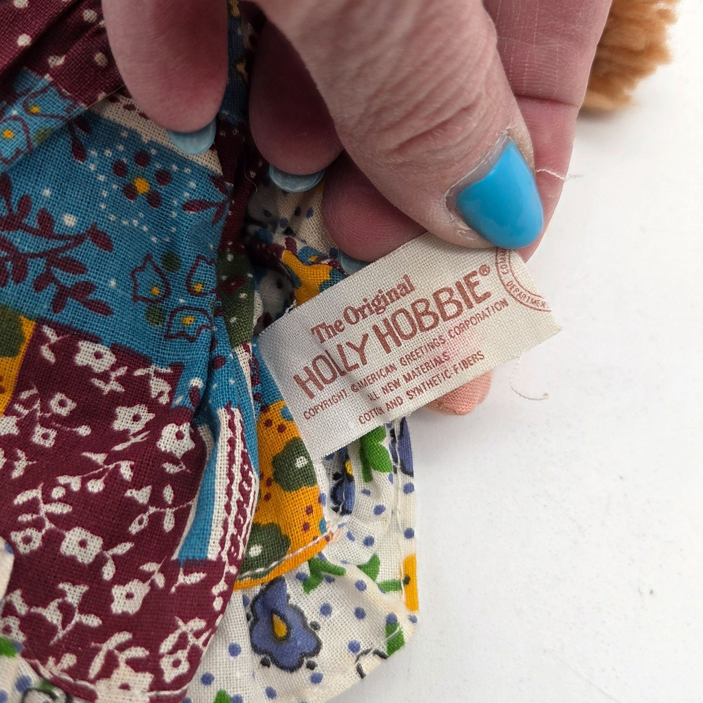 Vintage Knickerbocker The Original Holly Hobbie Ragdoll 8"