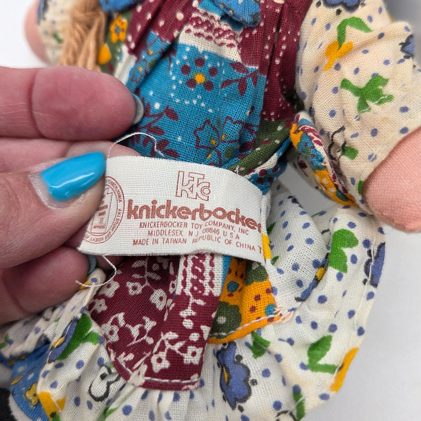 Vintage Knickerbocker The Original Holly Hobbie Ragdoll 8"