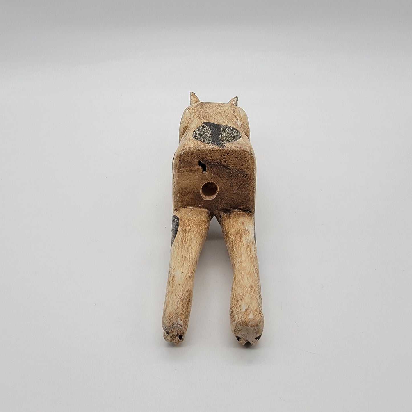 Vintage Wooden Rabbit Shelf Sitter Figurine