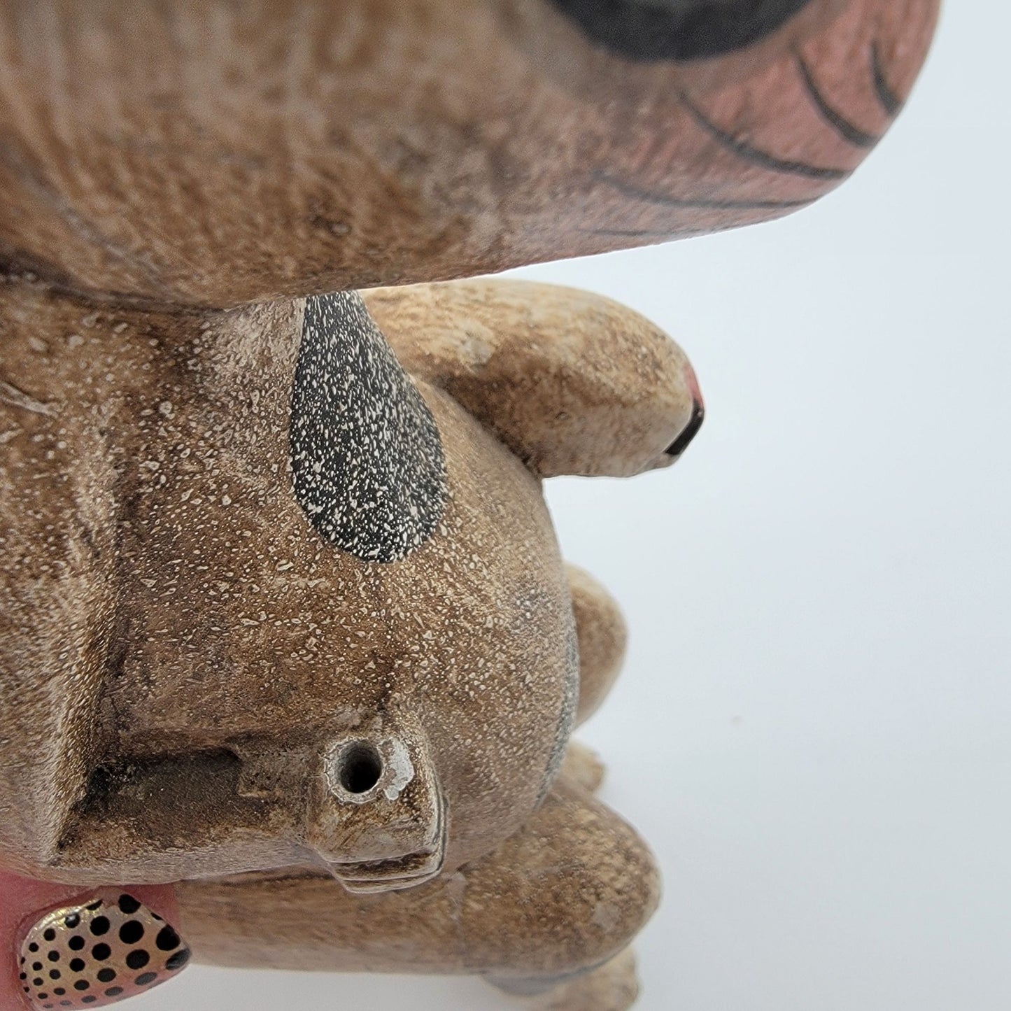 Vintage Wooden Rabbit Shelf Sitter Figurine