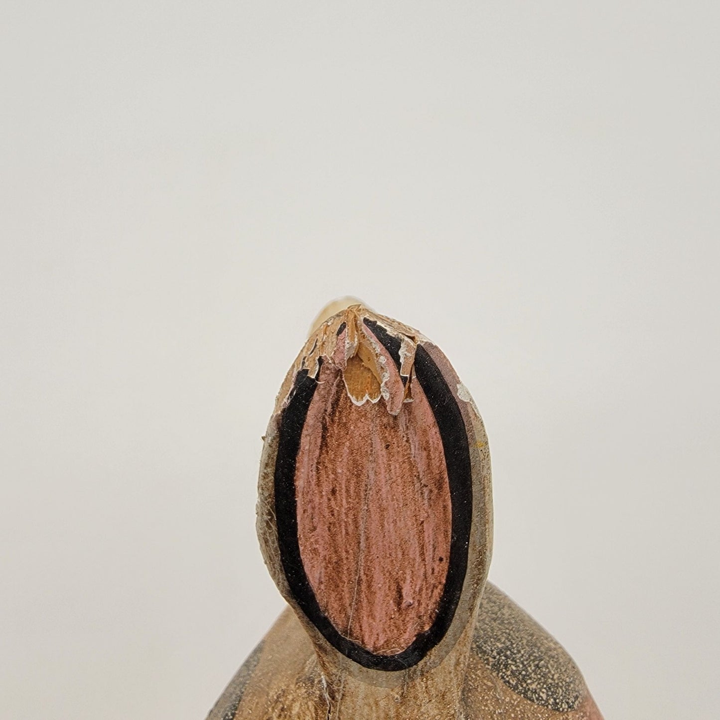 Vintage Wooden Rabbit Shelf Sitter Figurine