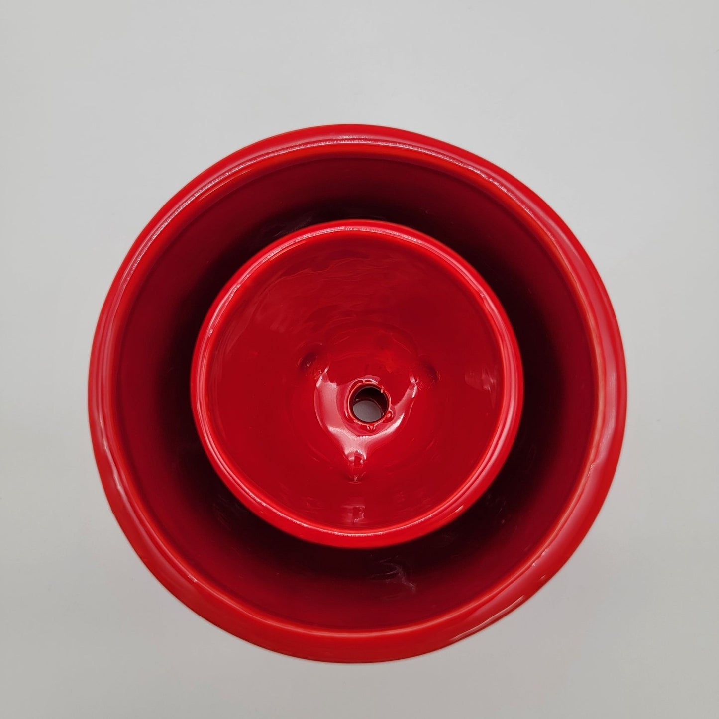 Set Of 2 Red Strawberry Footed Planters