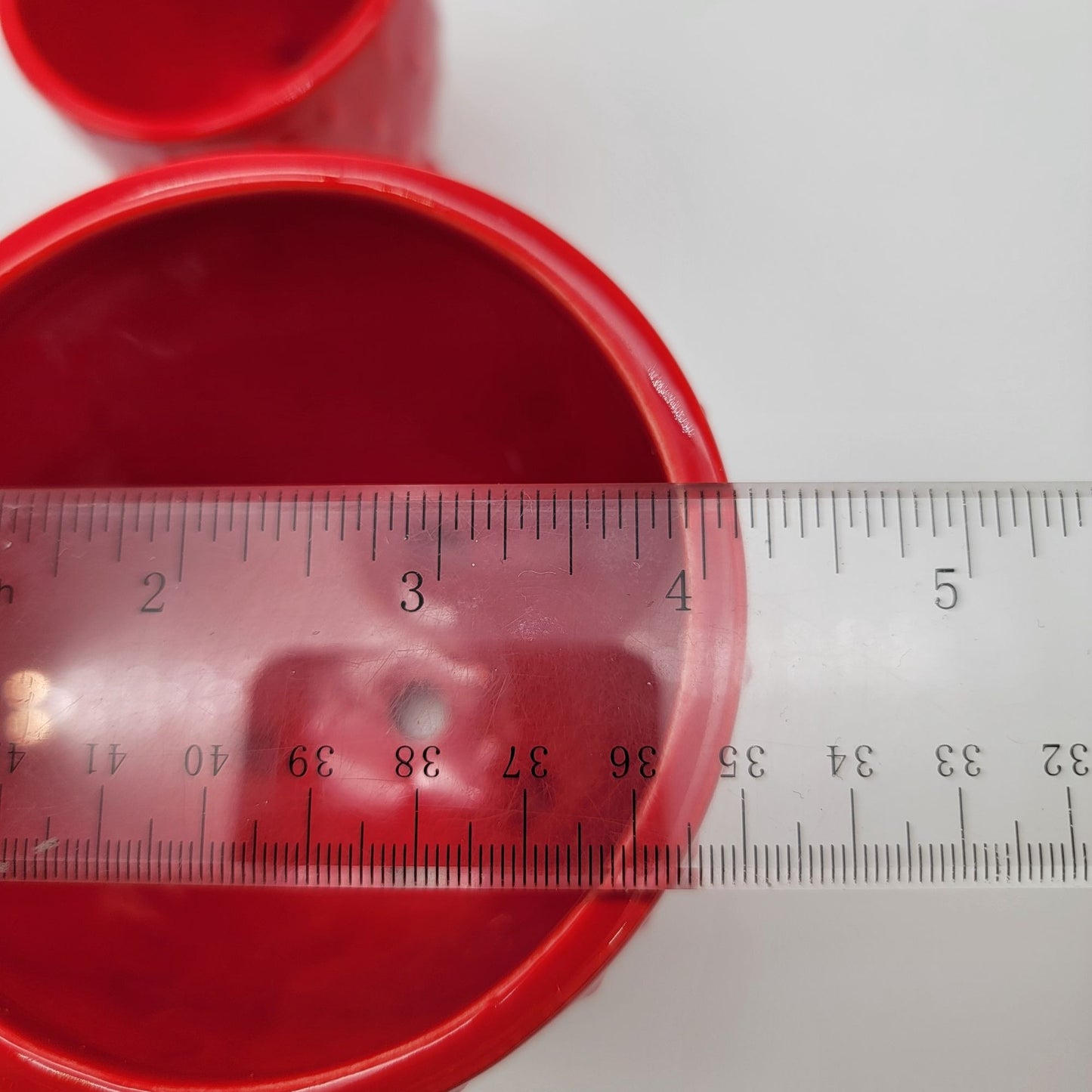 Set Of 2 Red Strawberry Footed Planters
