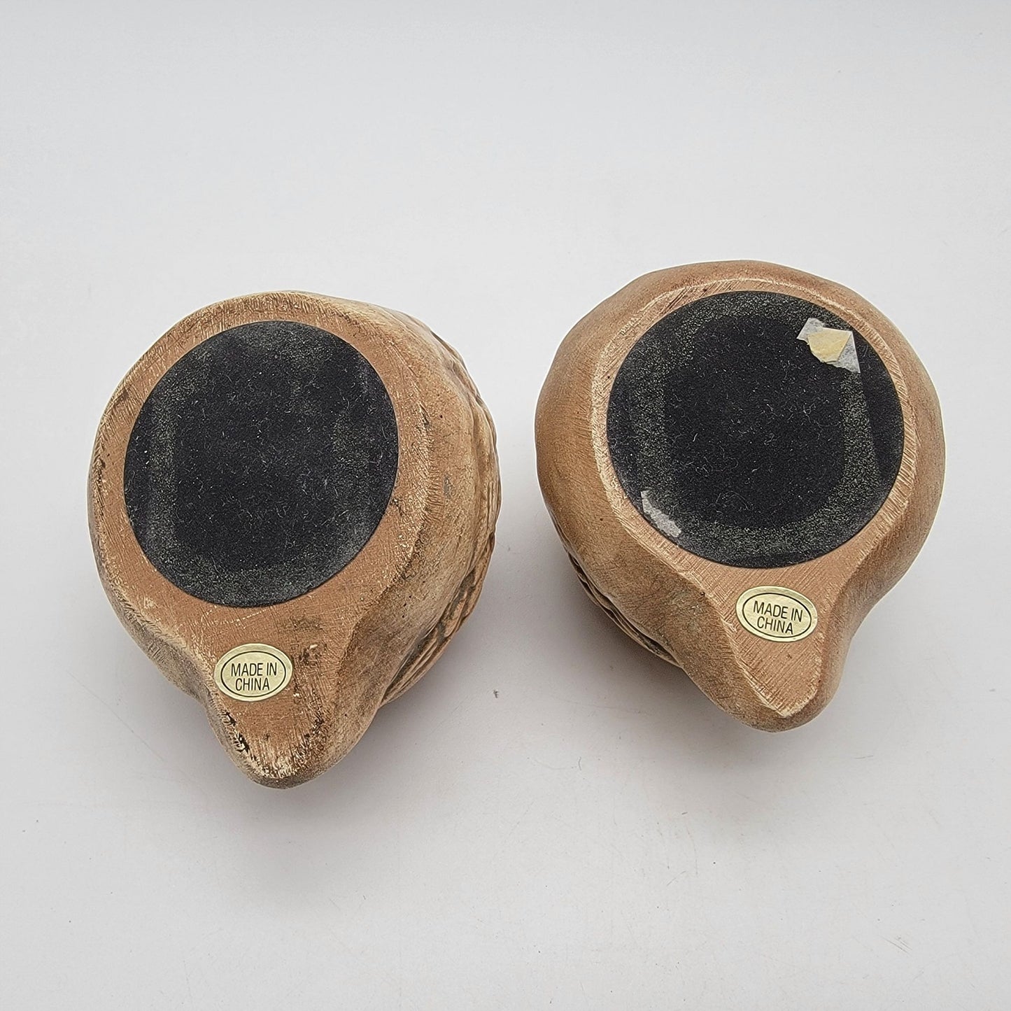 Pair Of Chubby Bird Garden Statues