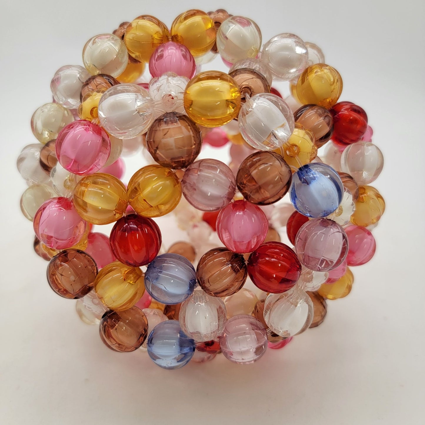 Handcrafted Multicolor Beaded Decorative Vase