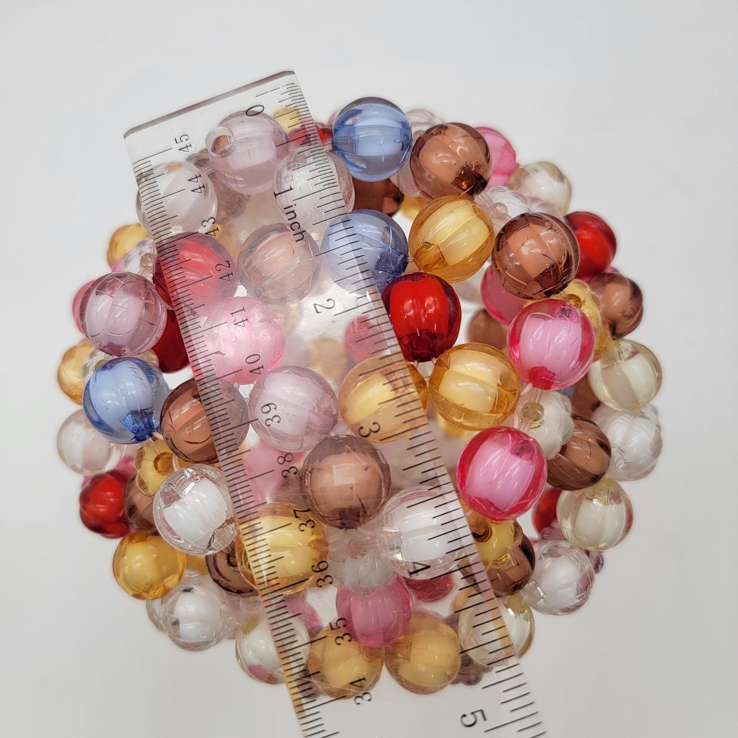 Handcrafted Multicolor Beaded Decorative Vase