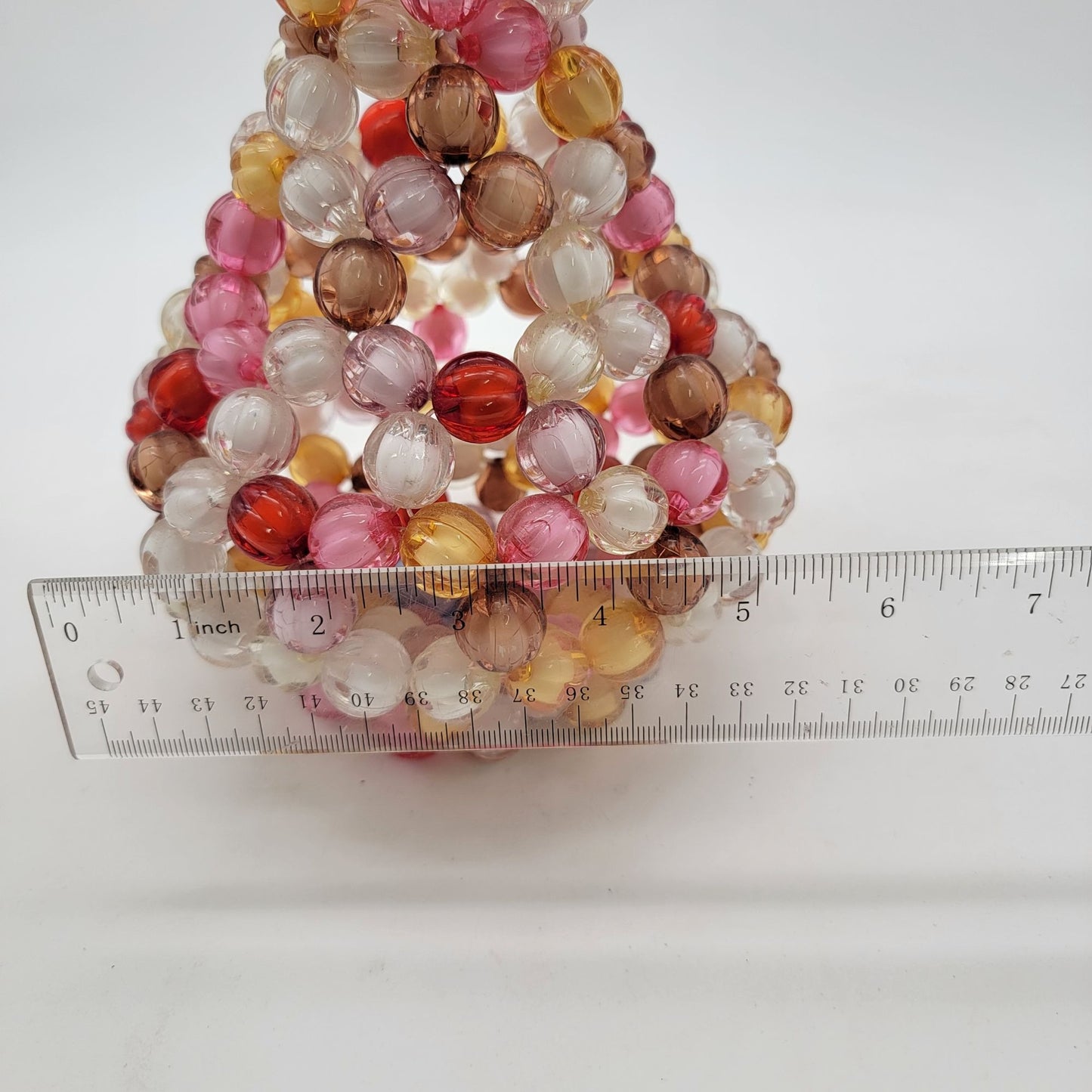 Handcrafted Multicolor Beaded Decorative Vase