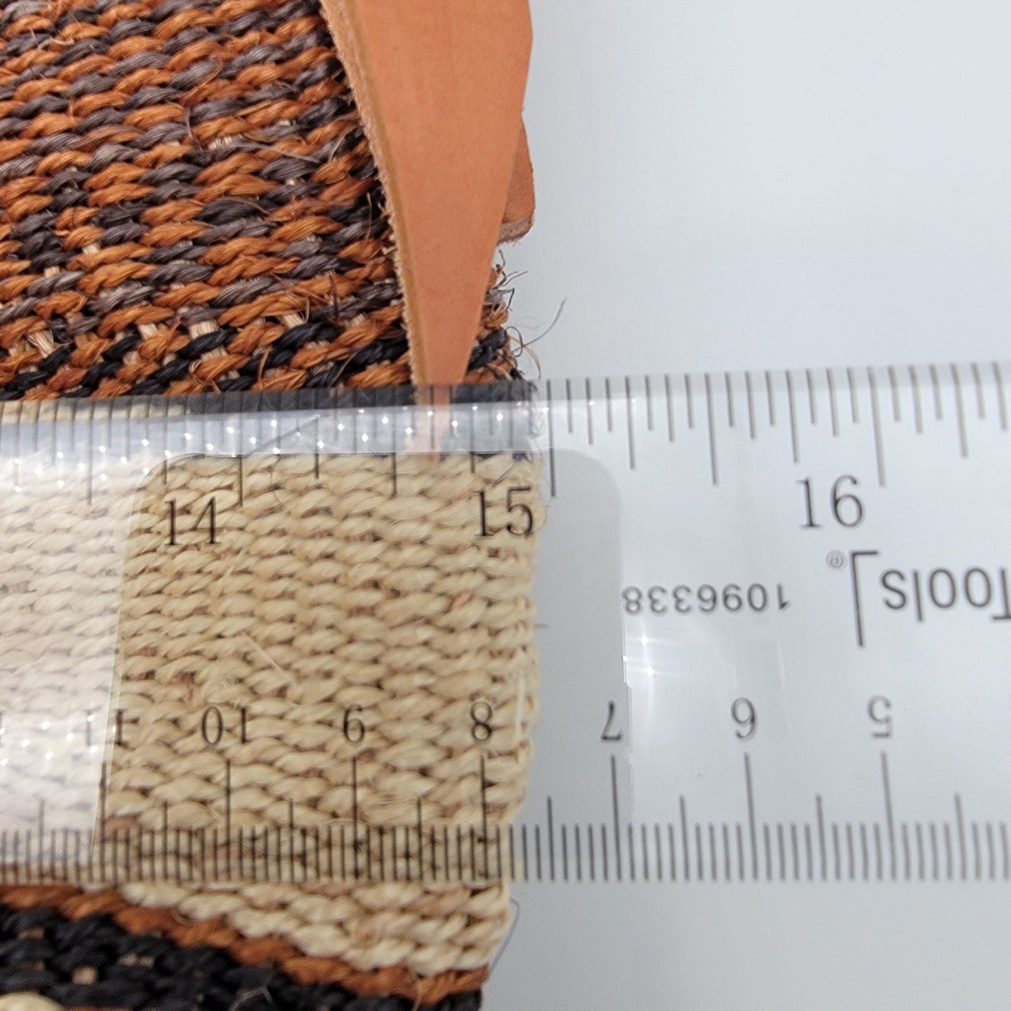 Woven Sisal Fiber & Leather Kenya Bucket Purse