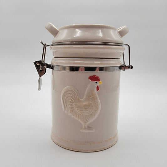 Boston Warehouse Farm Fresh Cream Co Milk Can Canister Chicken