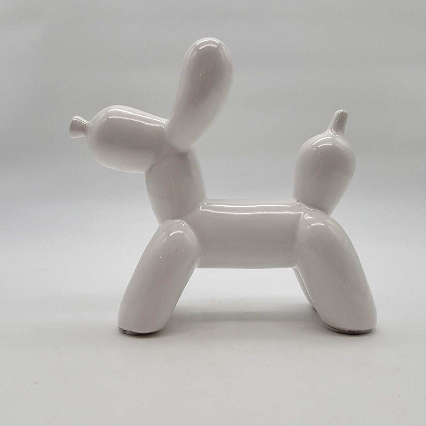 White Balloon Dog Figurine