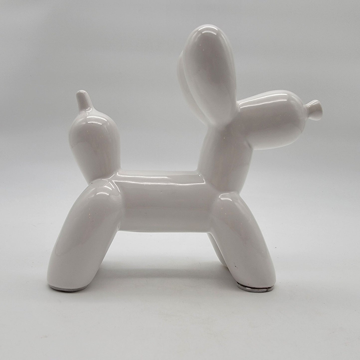 White Balloon Dog Figurine