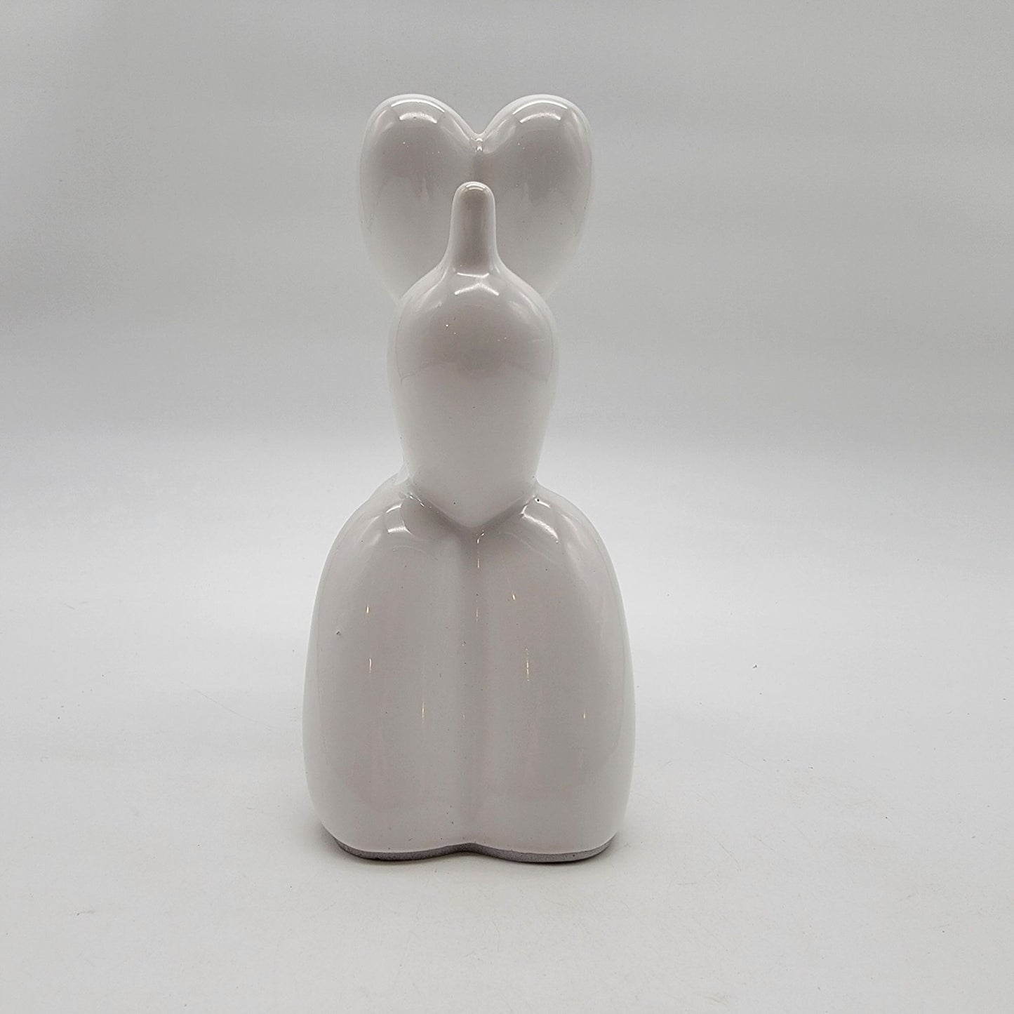 White Balloon Dog Figurine