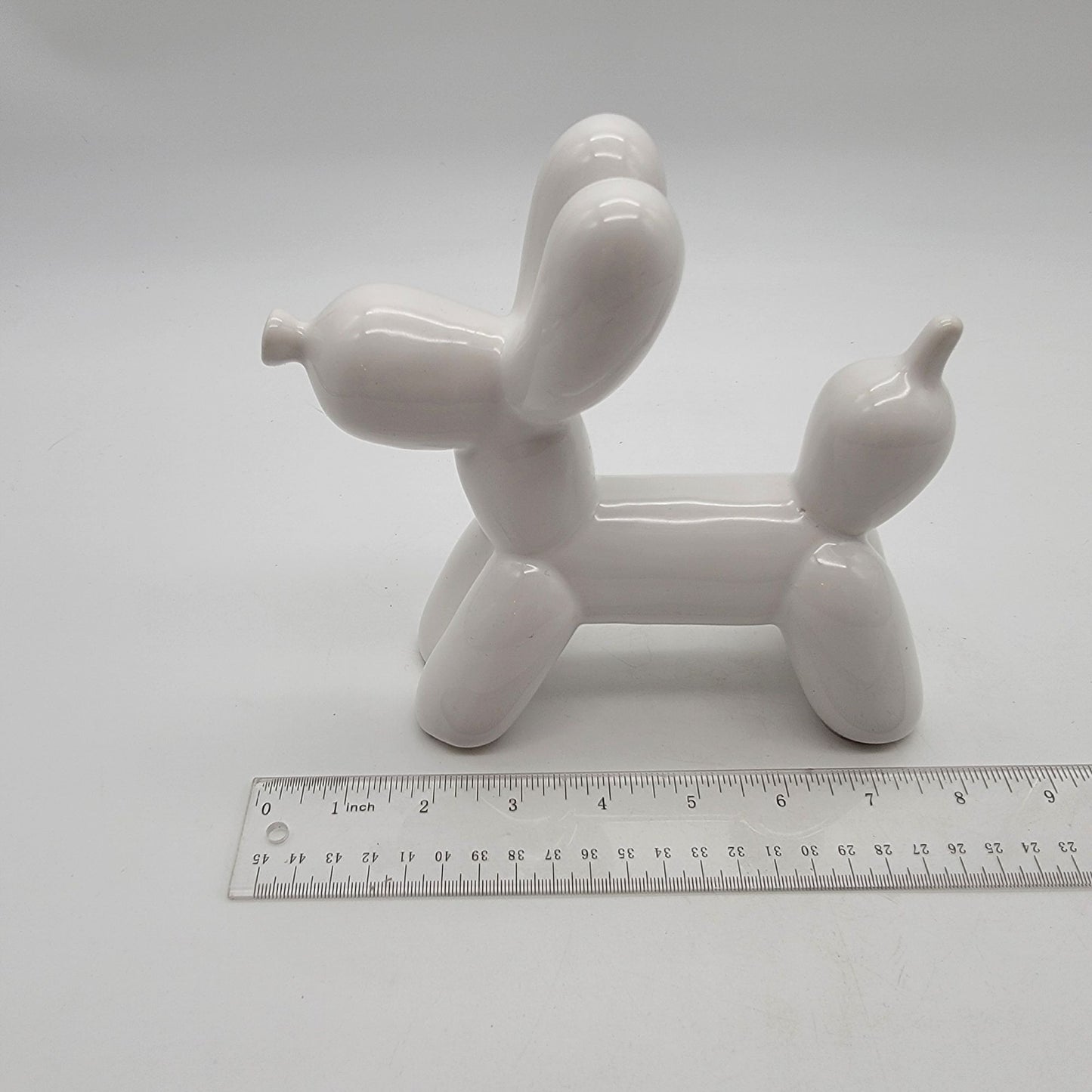 White Balloon Dog Figurine
