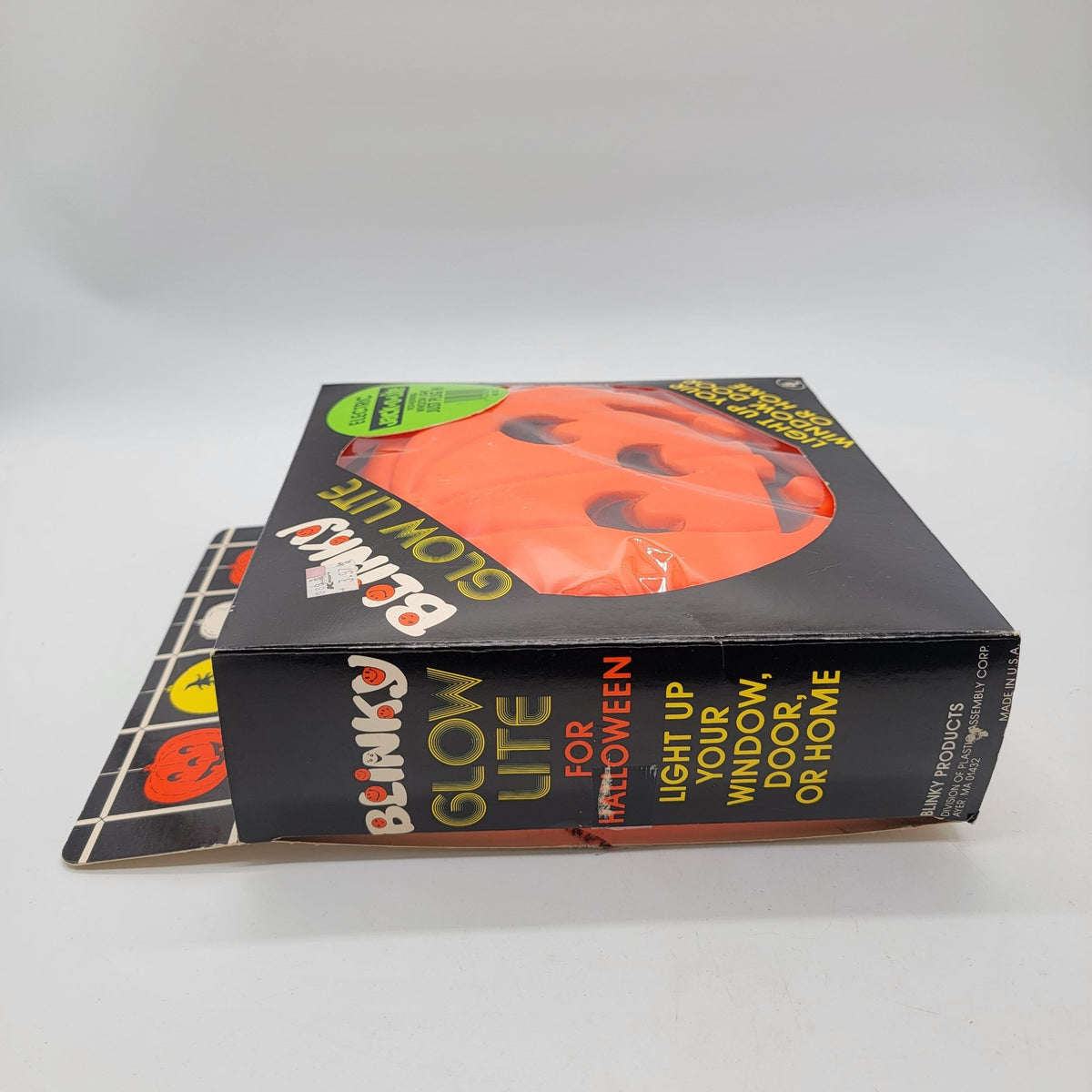 1995 Blinky Glow Lite Electric Jack-O-Lite Halloween Pumpkin Light