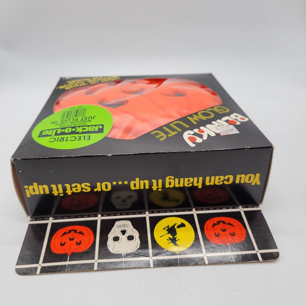 1995 Blinky Glow Lite Electric Jack-O-Lite Halloween Pumpkin Light