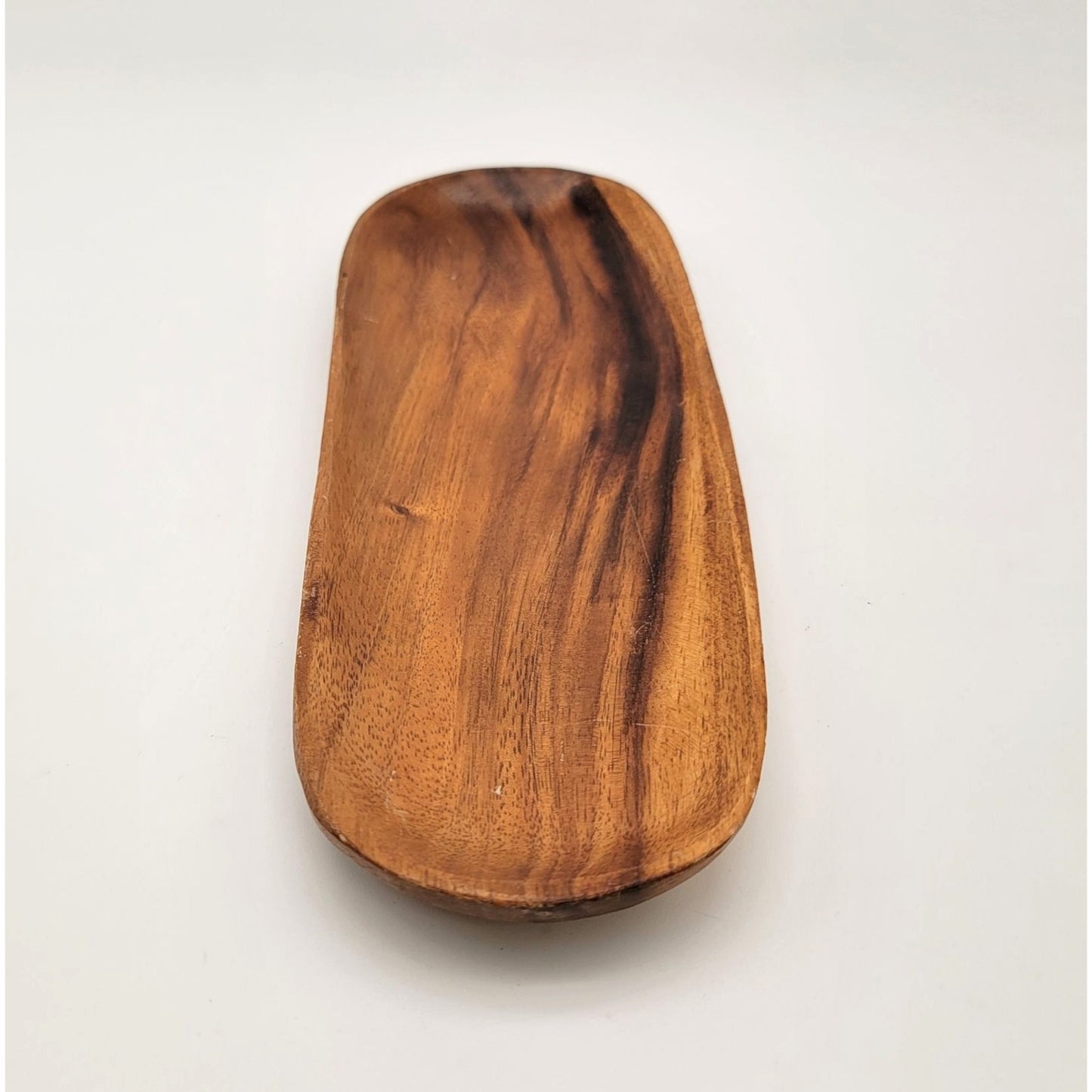 Oval Acacia Wood Serving Tray Bread Dish
