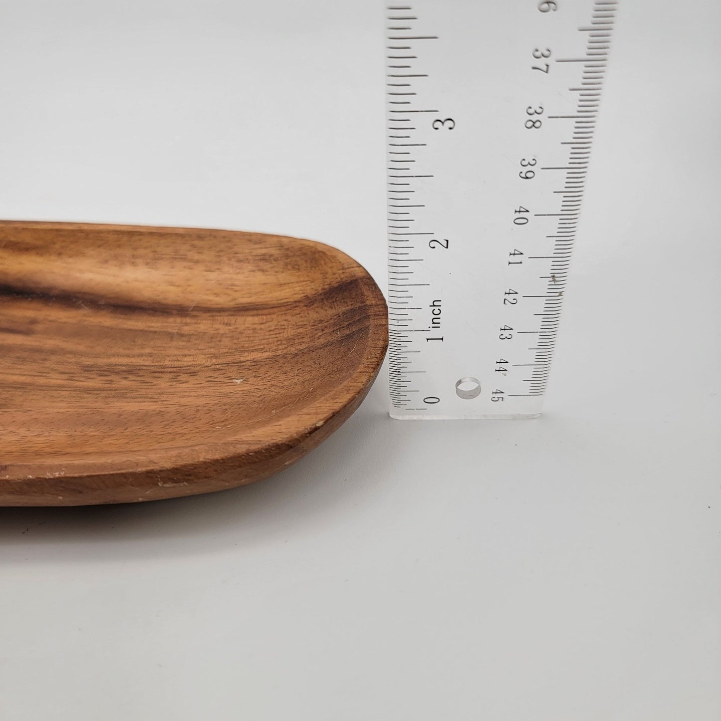 Oval Acacia Wood Serving Tray Bread Dish