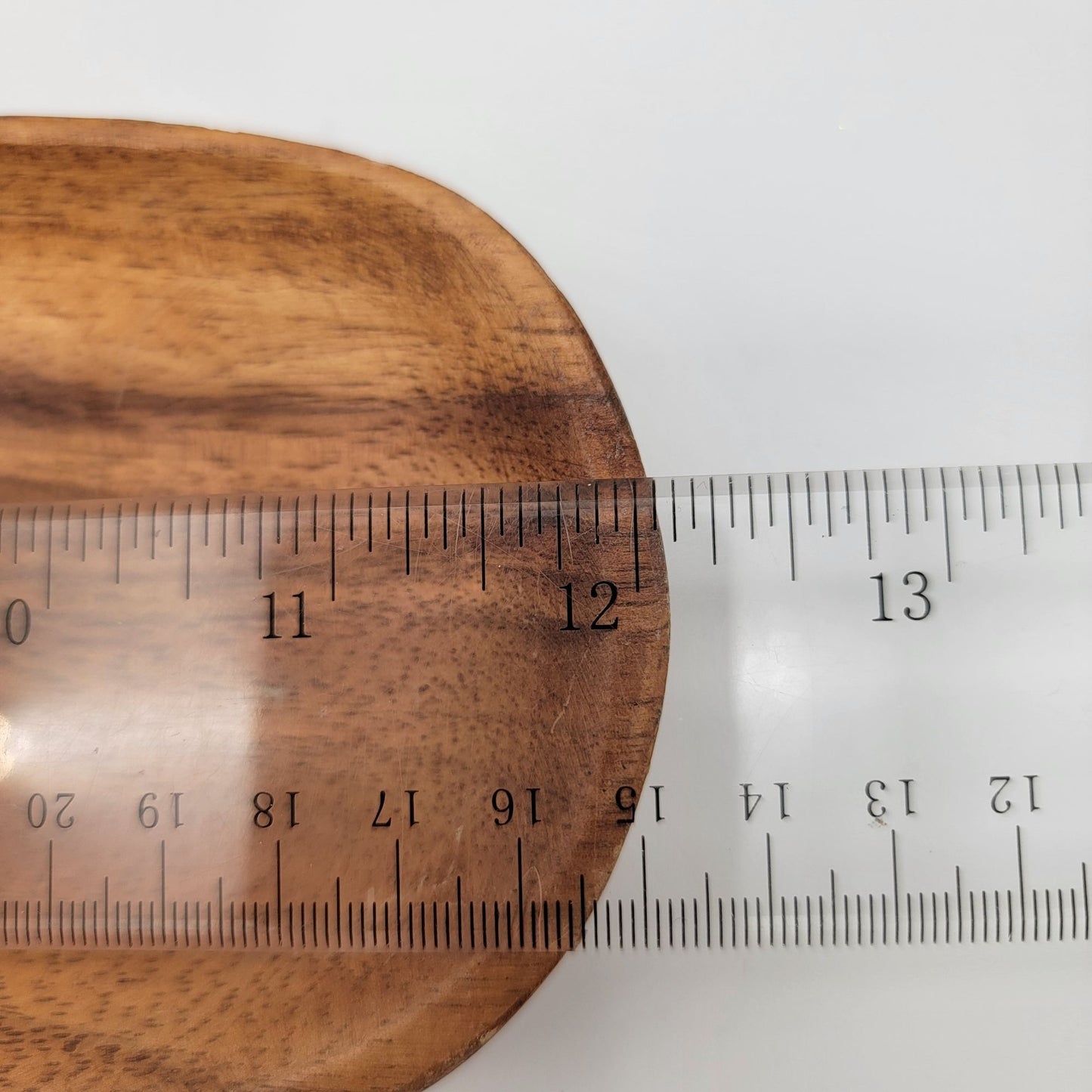 Oval Acacia Wood Serving Tray Bread Dish