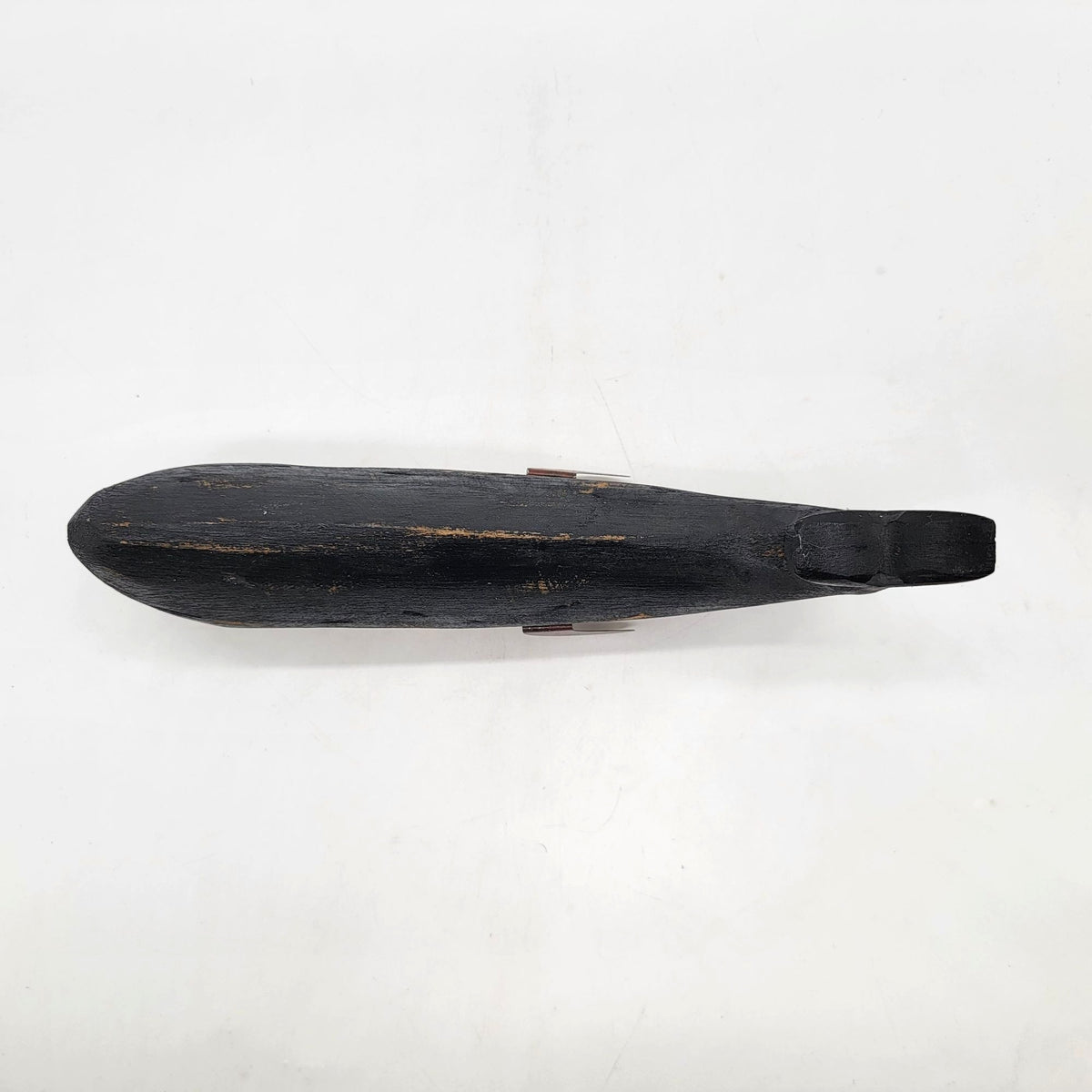 Carved Wood Sperm Whale Sculpture