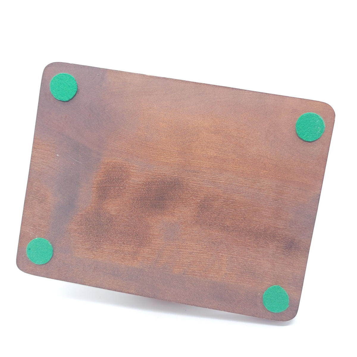 Zoo Line Mid-Century Wooden Ring Holder Vintage Jewelry Tray
