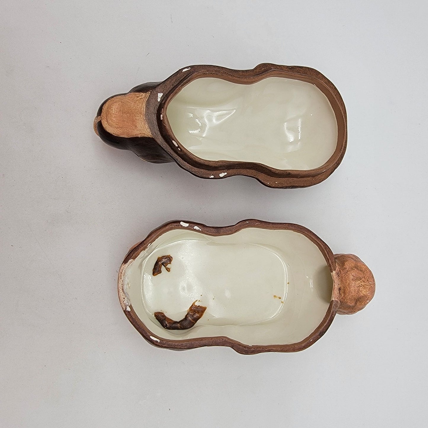 Vintage Bunny Covered Candy Dish Hobbyist Piece