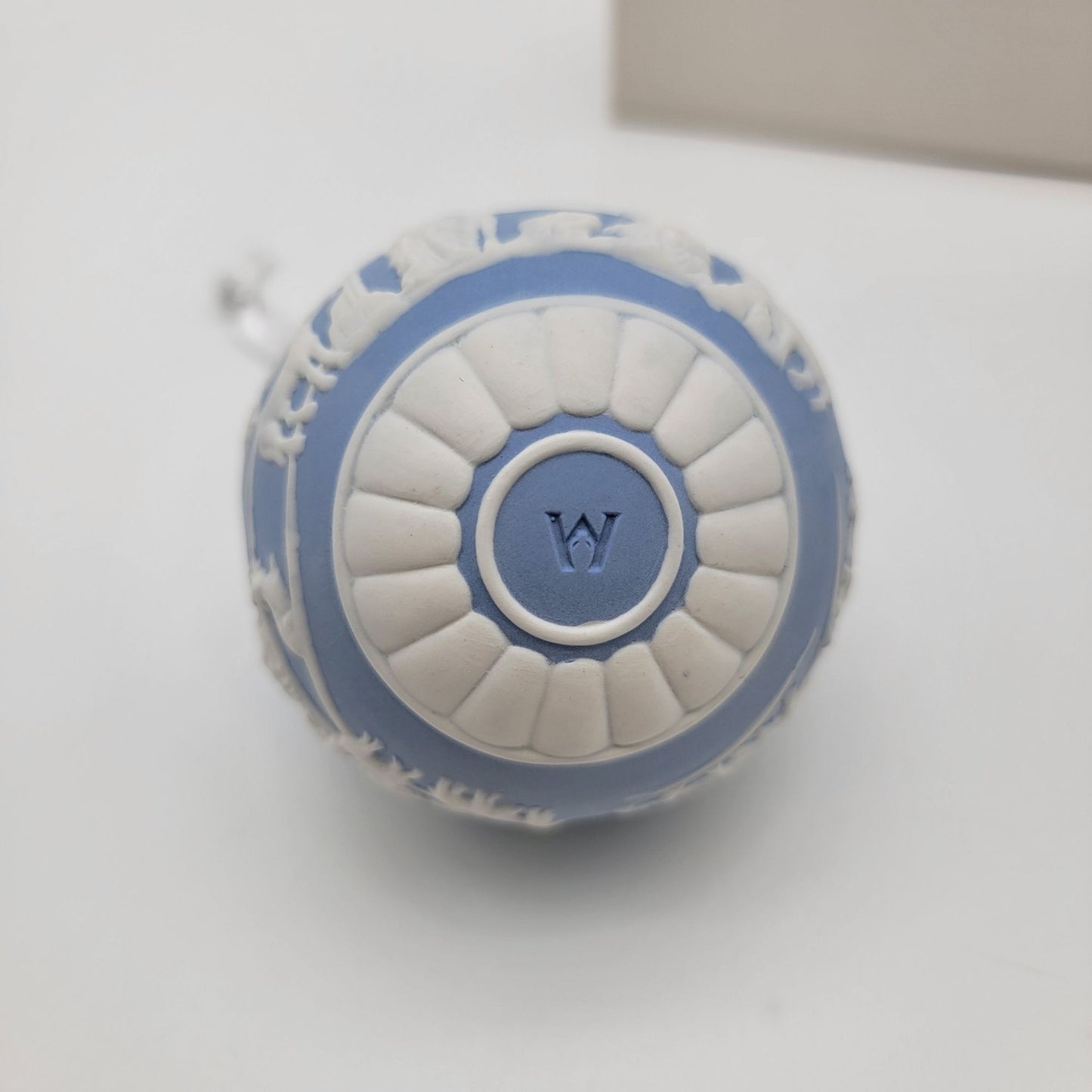 Wedgwood Blue Jasperware Nativity Christmas Ornament In Original Box 2013