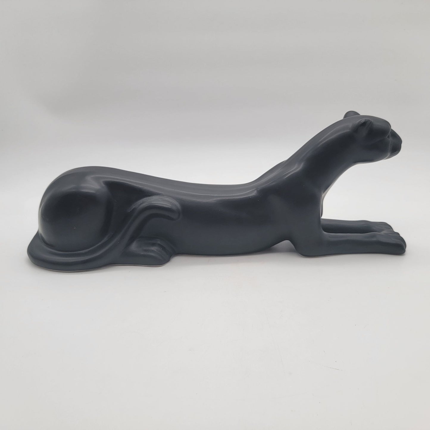 Modernist Black Panther Statue Figurine