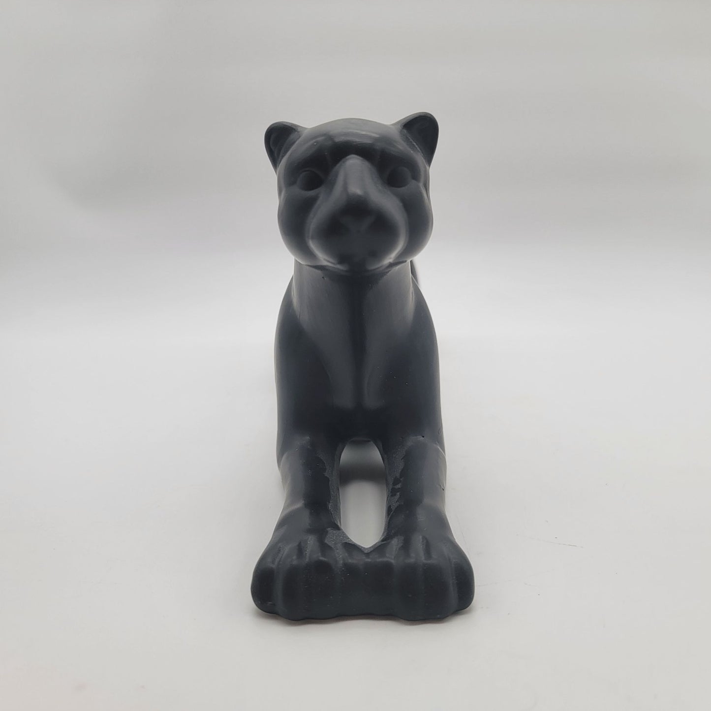 Modernist Black Panther Statue Figurine