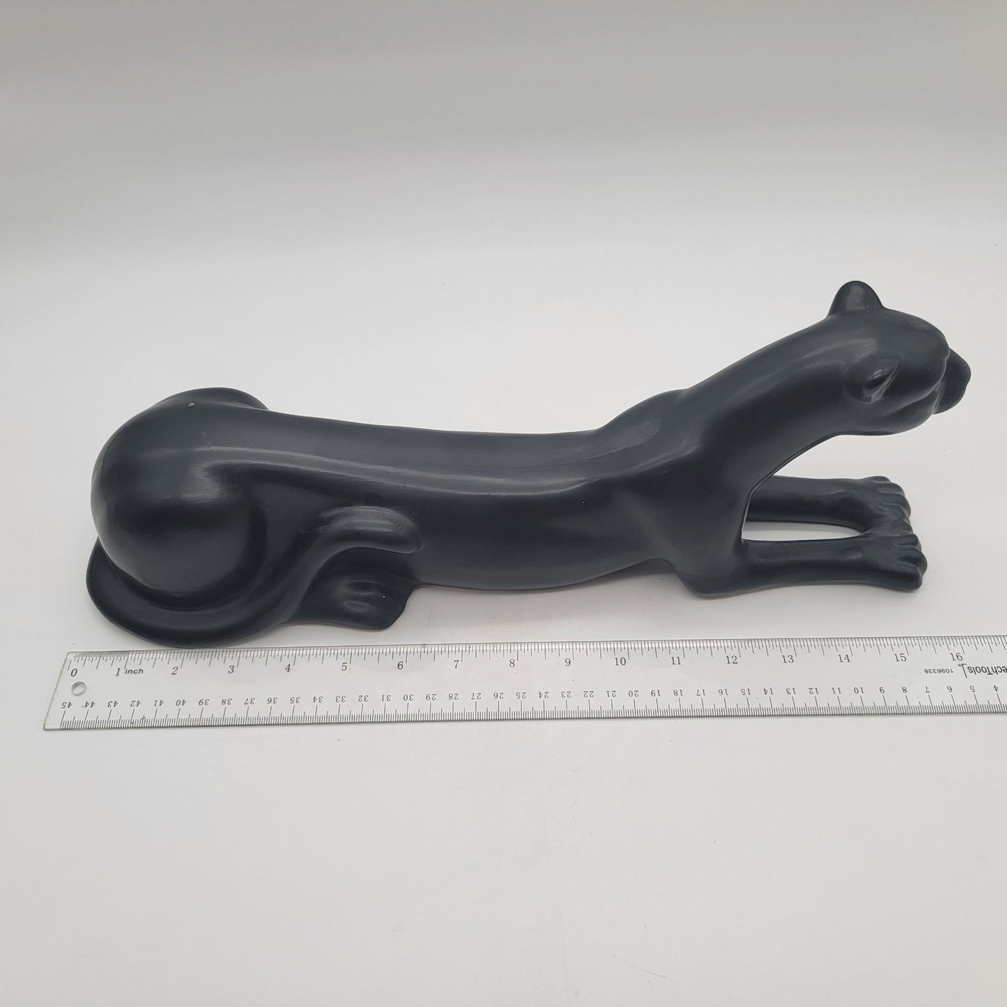 Modernist Black Panther Statue Figurine