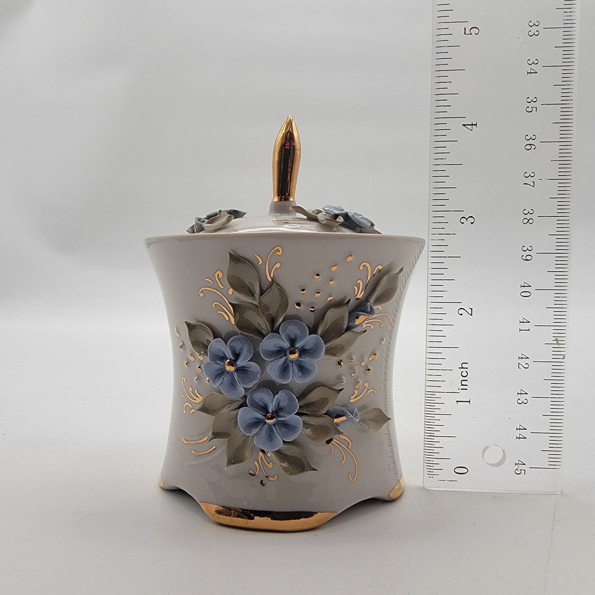 1990s Vintage Fenix Russian Porcelain Jar