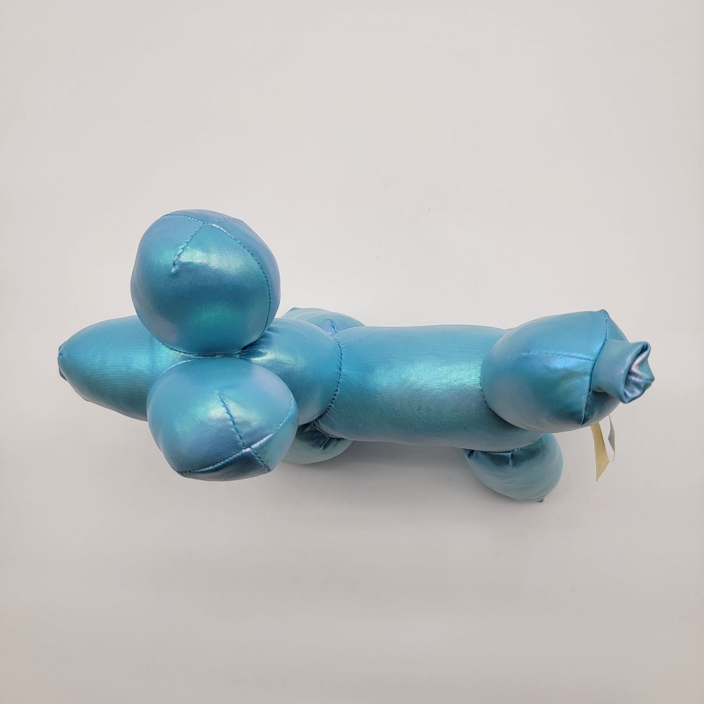 Metallic Blue Balloon Dog Plush