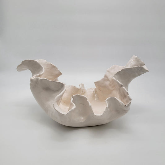 Anna Kasabian Abstract Hand Formed Art Pottery Bowl