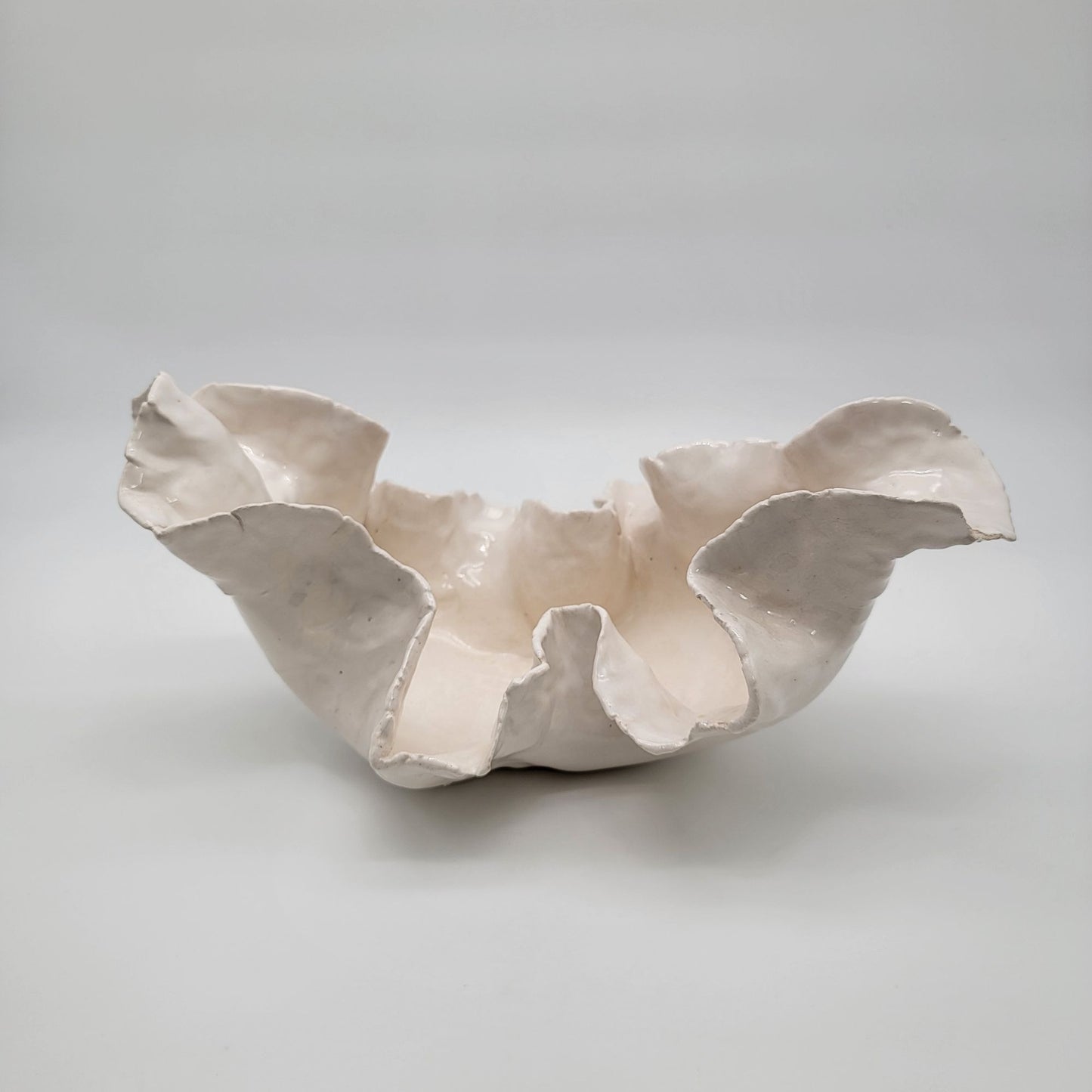 Anna Kasabian Abstract Hand Formed Art Pottery Bowl