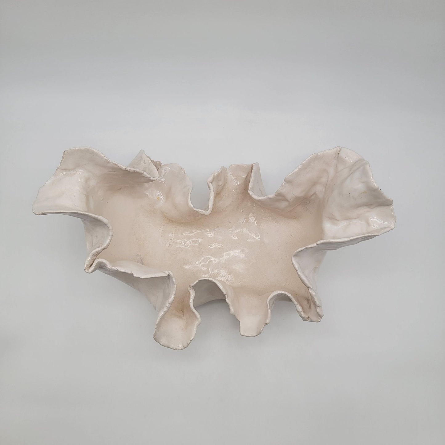 Anna Kasabian Abstract Hand Formed Art Pottery Bowl