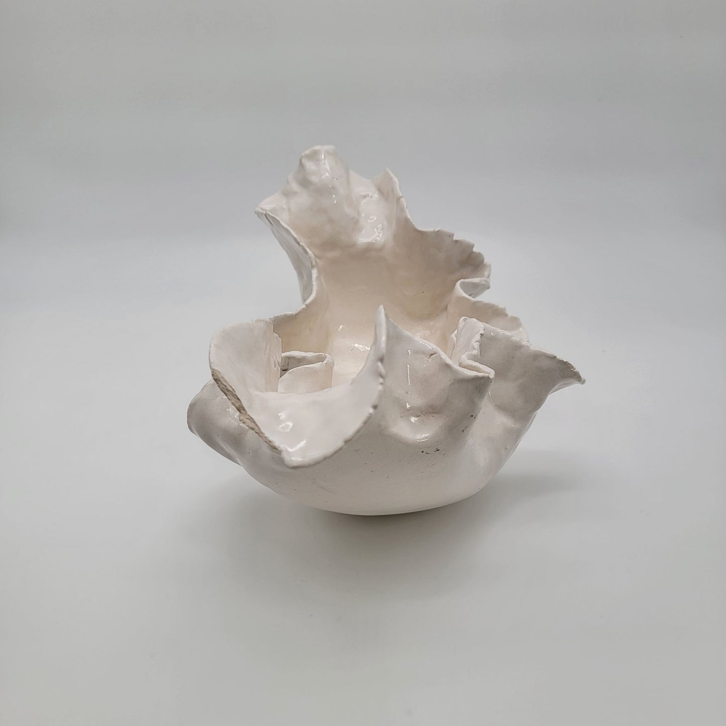 Anna Kasabian Abstract Hand Formed Art Pottery Bowl