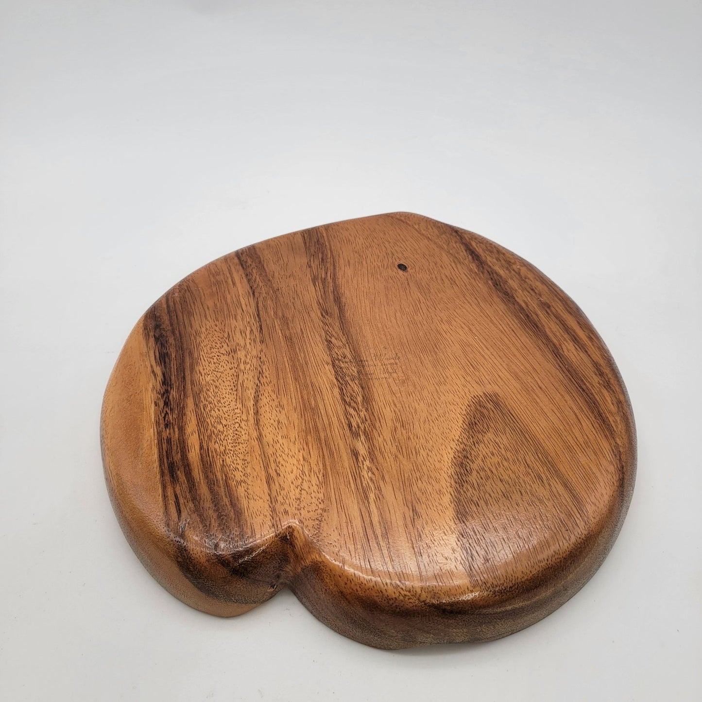 Mid Century Wood Chip & Dip Serving Tray